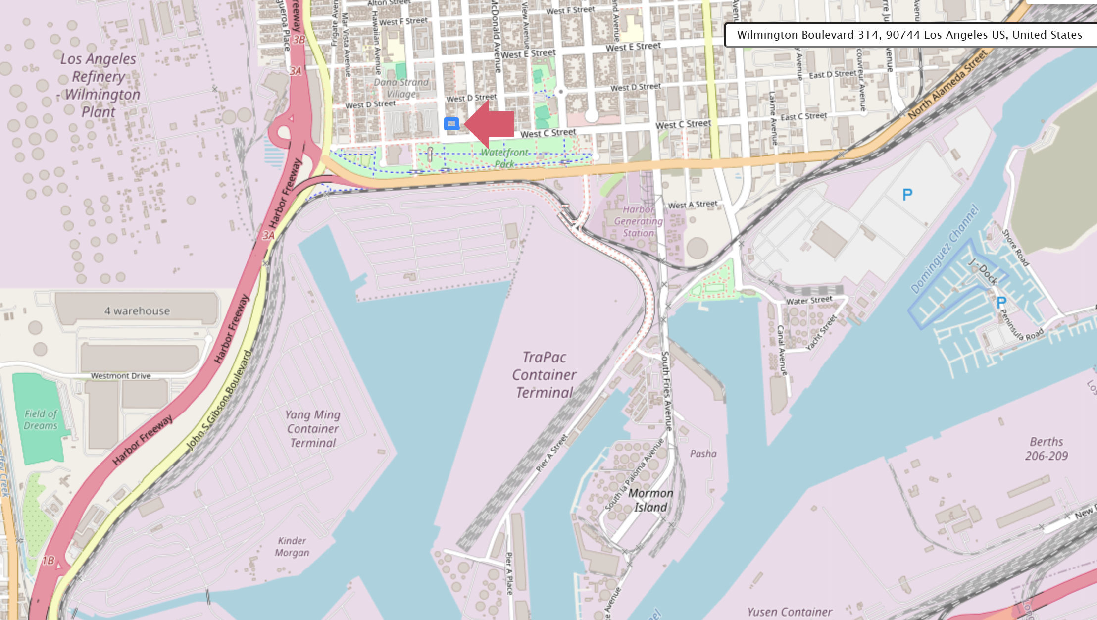 Location Map 314 N Wilmington